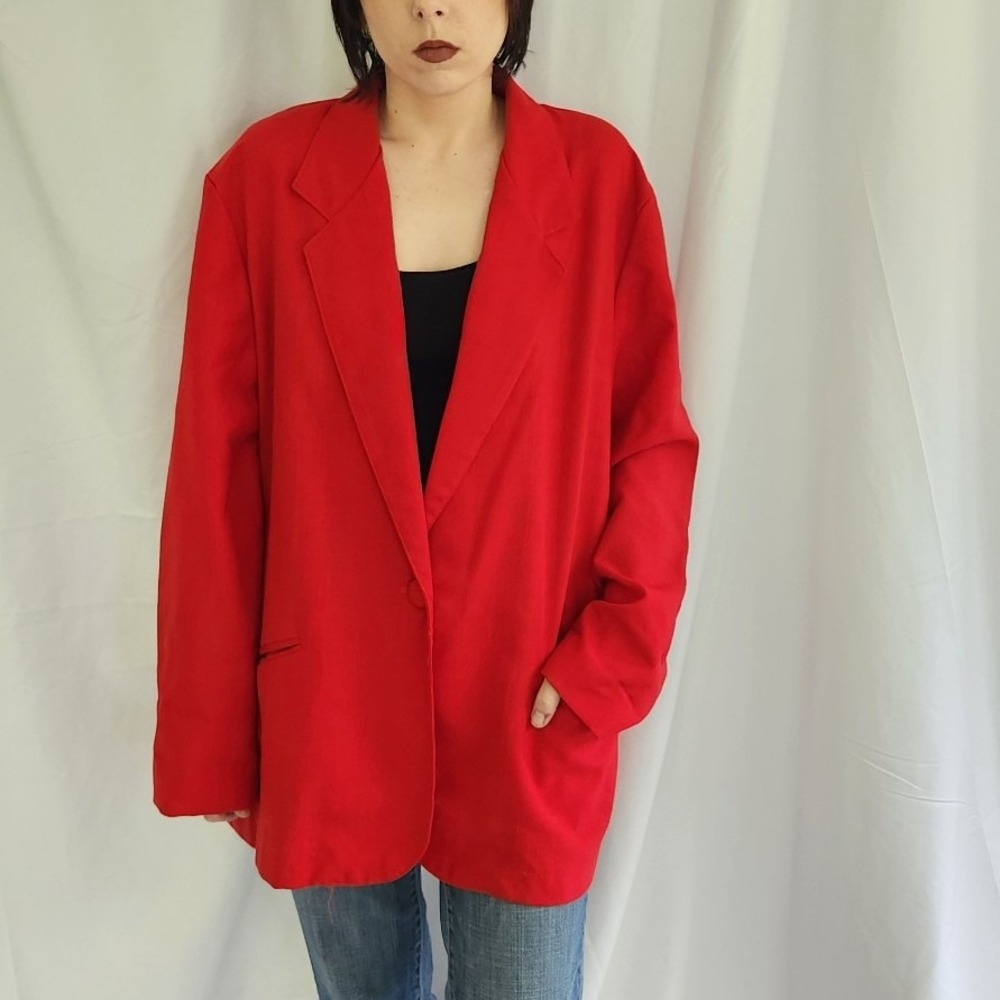80s/90s‎ Red Blazer
